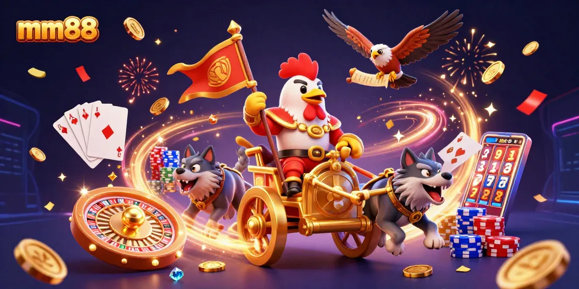 Experience thrills with MM88's vibrant online gambling scene featuring dynamic characters and rich game elements.
