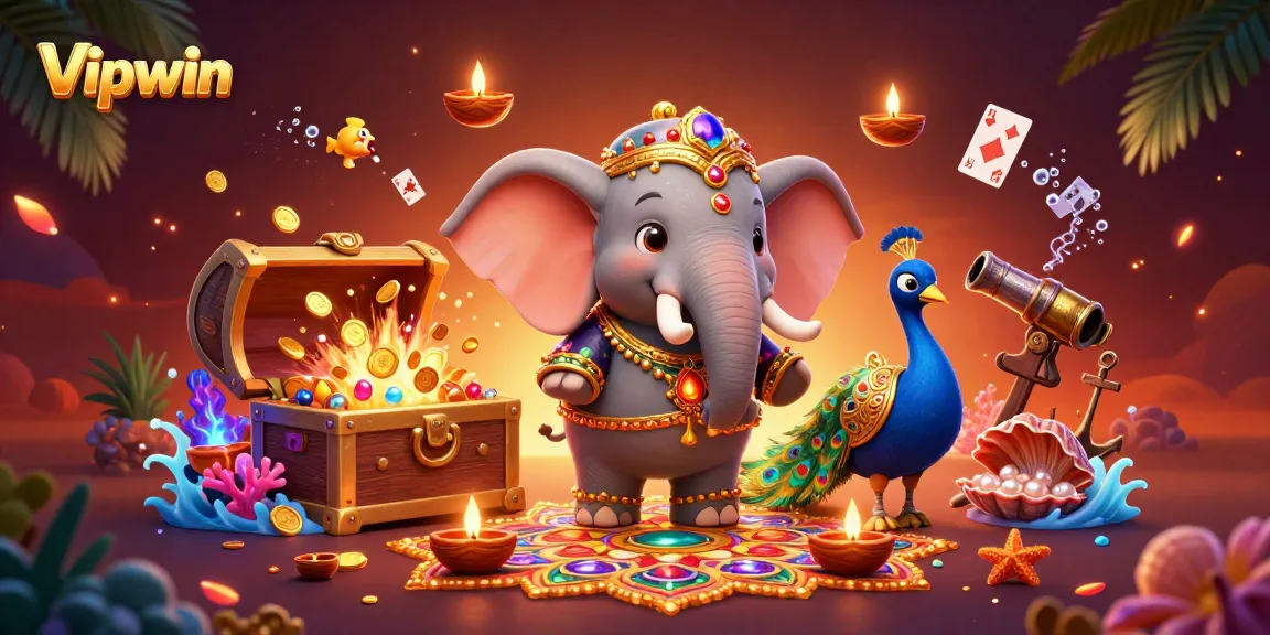 Experience exciting gameplay at Vipwin with vibrant casino elements and captivating characters.